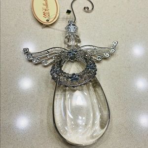 Silver Color wing Crystal christmas tree ornament